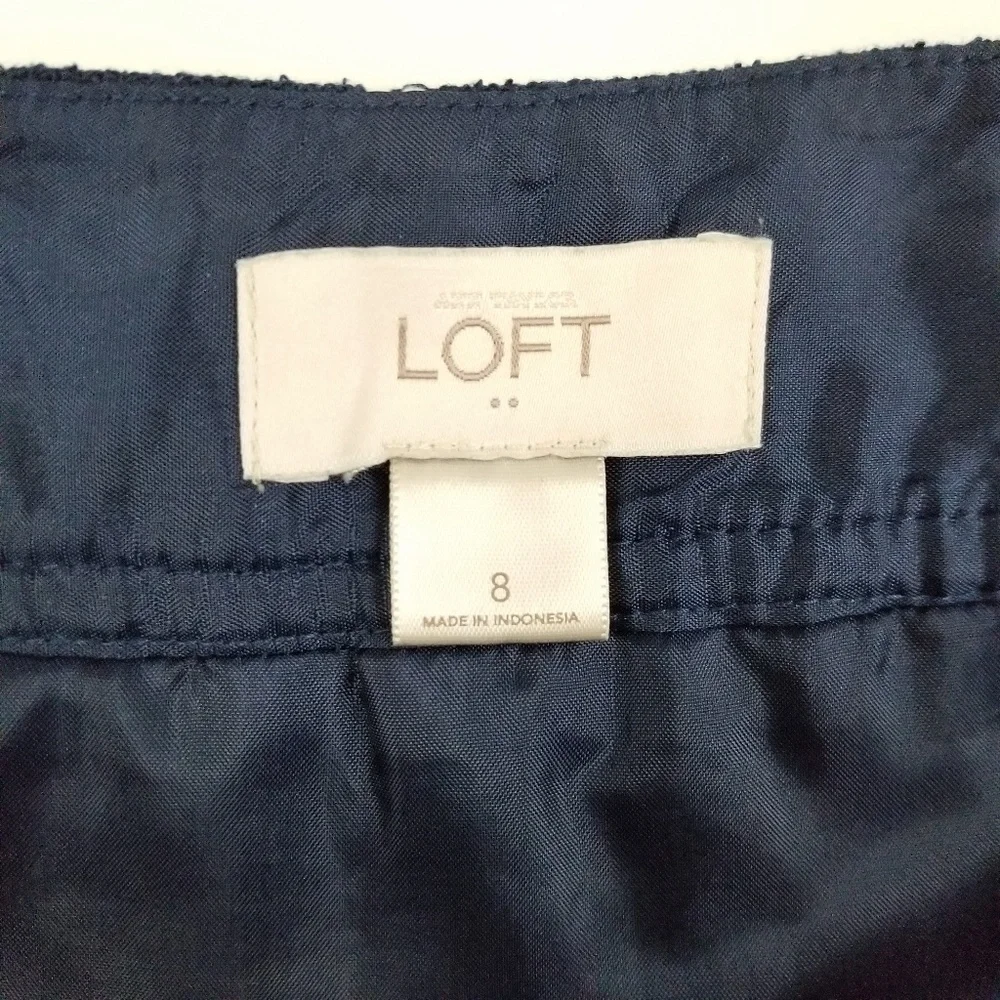 LOFT skirt blue